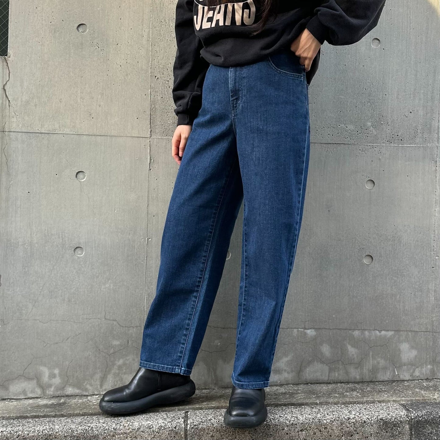 イージーストレートデニム 72968 DEEPBLUE