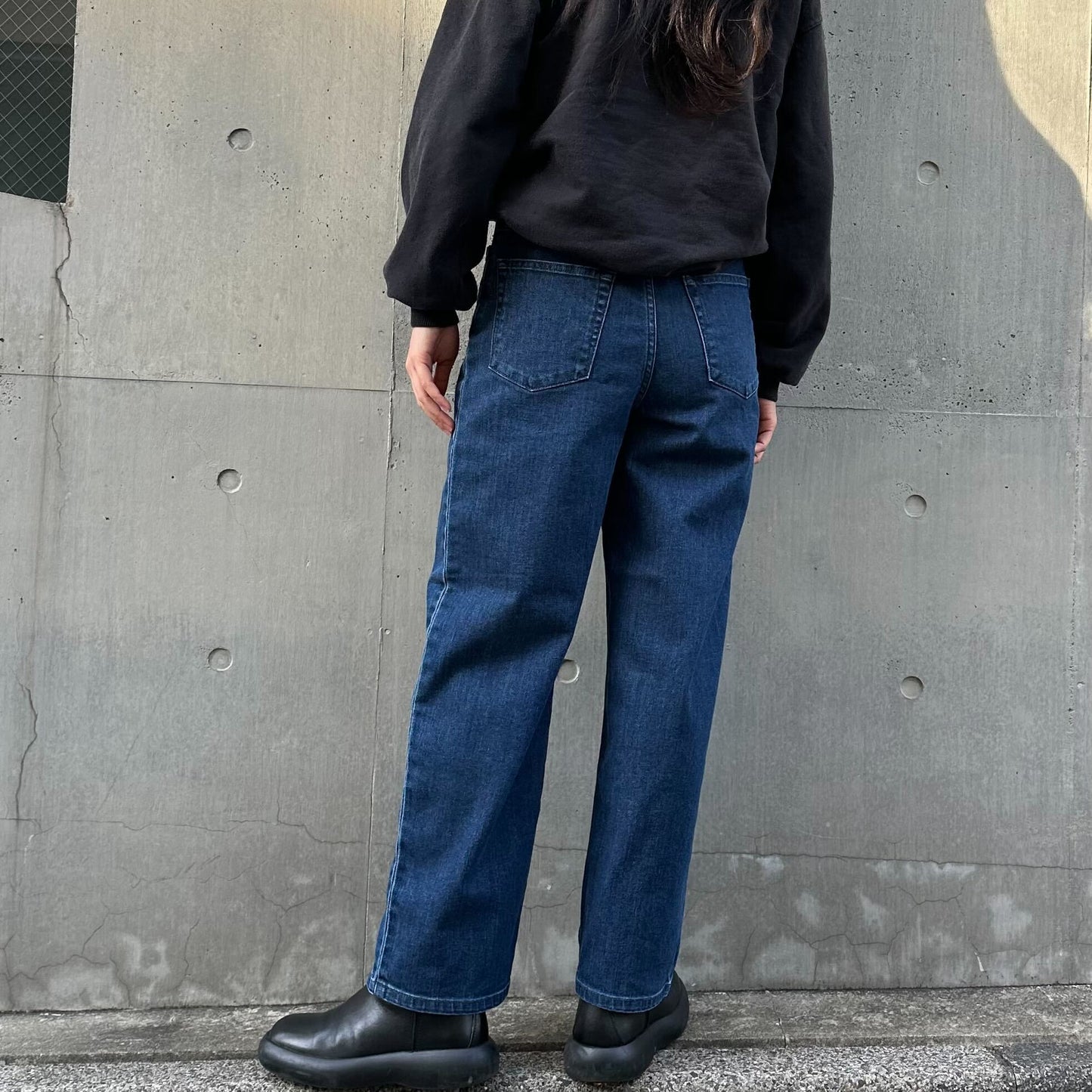 イージーストレートデニム 72968 DEEPBLUE