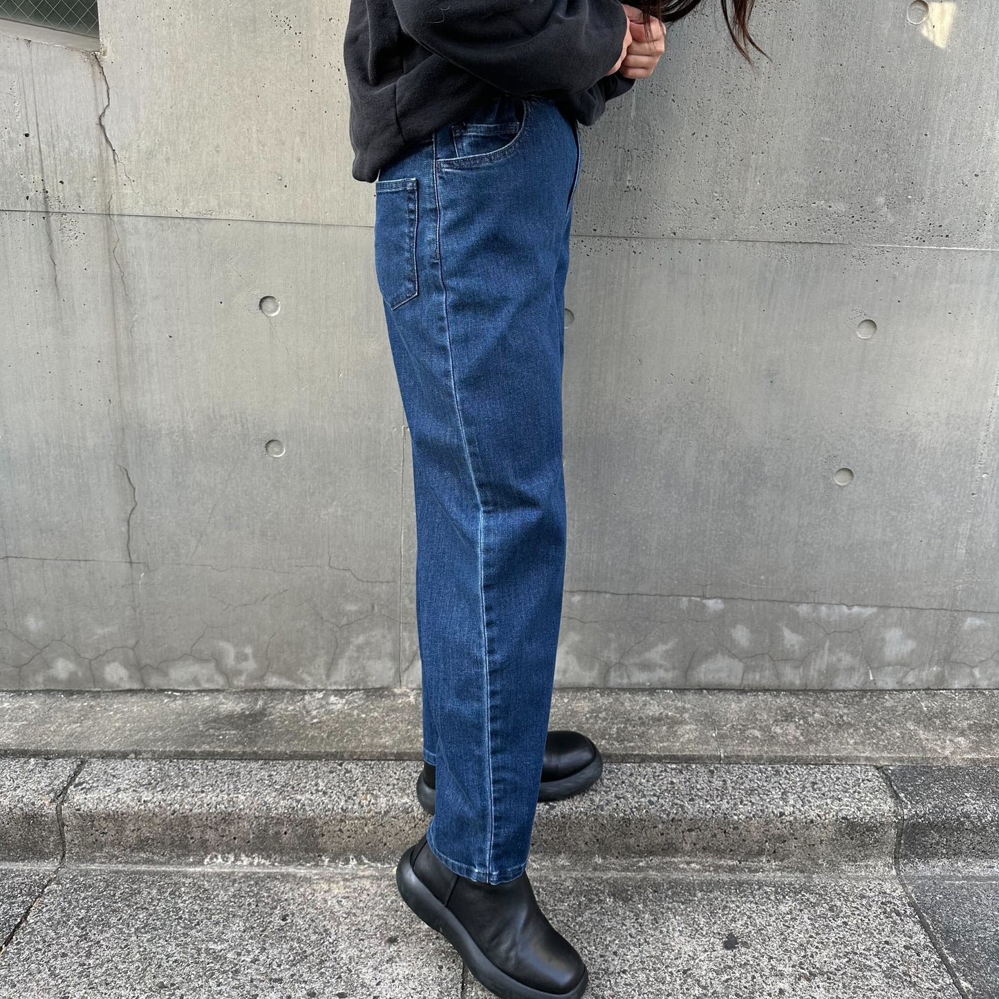 イージーストレートデニム 72968 DEEPBLUE