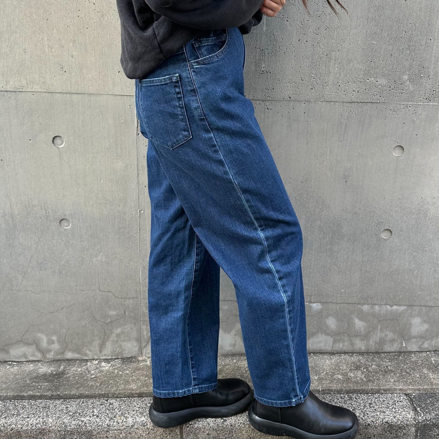 イージーストレートデニム 72968 DEEPBLUE