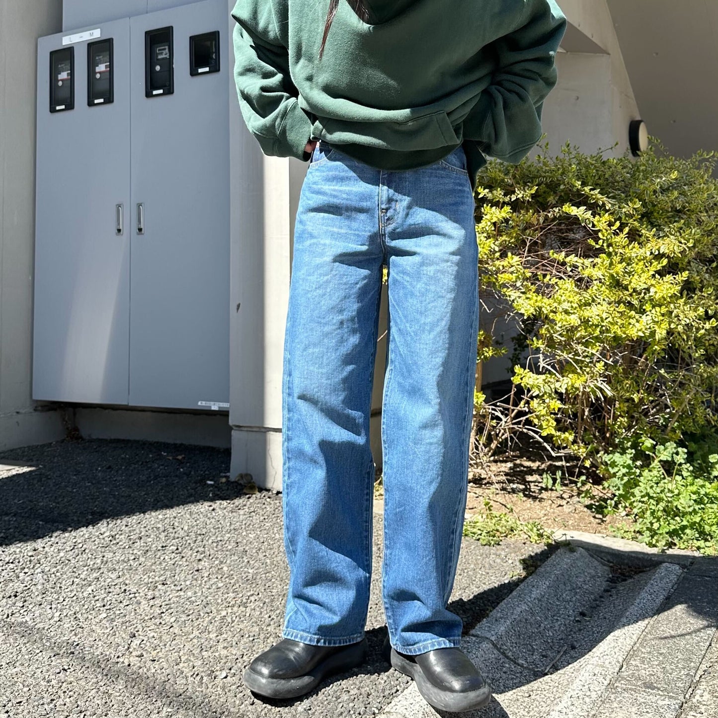 ストレートデニムパンツ 72986 DEEPBLUE