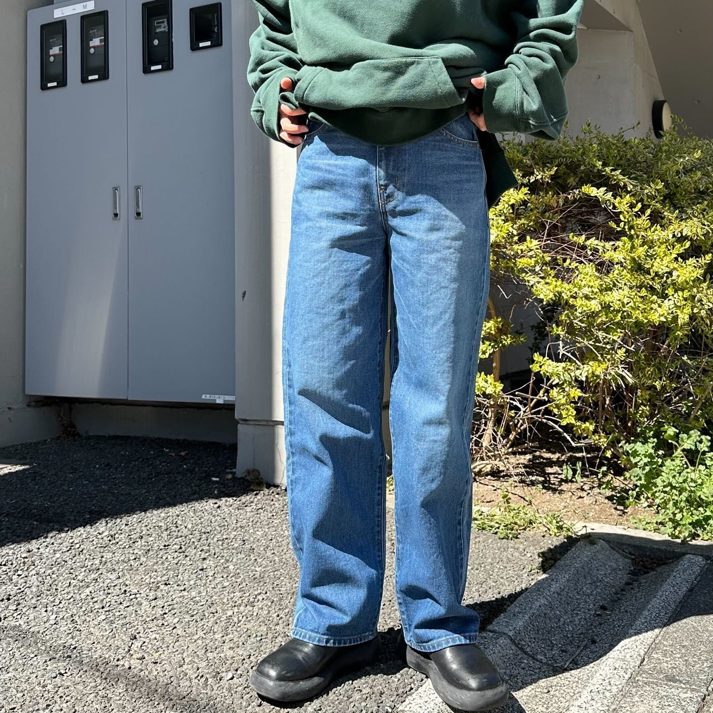 ストレートデニムパンツ 72986 DEEPBLUE