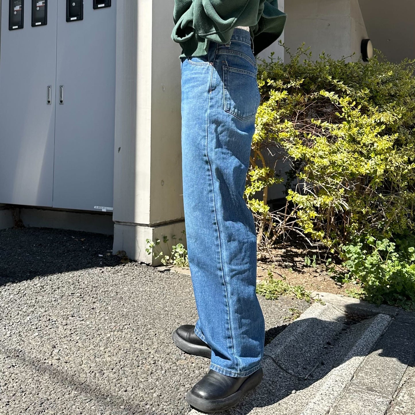 ストレートデニムパンツ 72986 DEEPBLUE