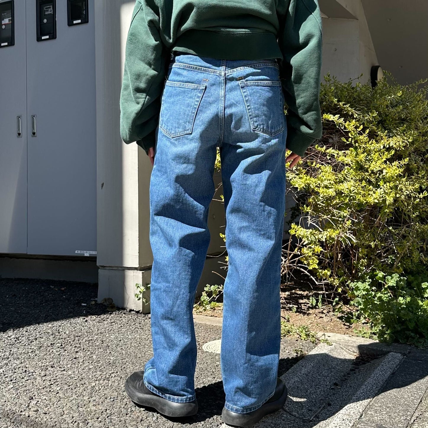 ストレートデニムパンツ 72986 DEEPBLUE