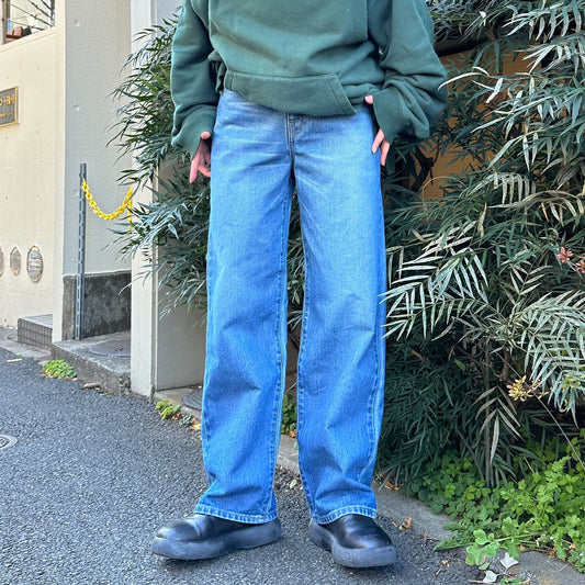 ストレートデニムパンツ 72986 DEEPBLUE