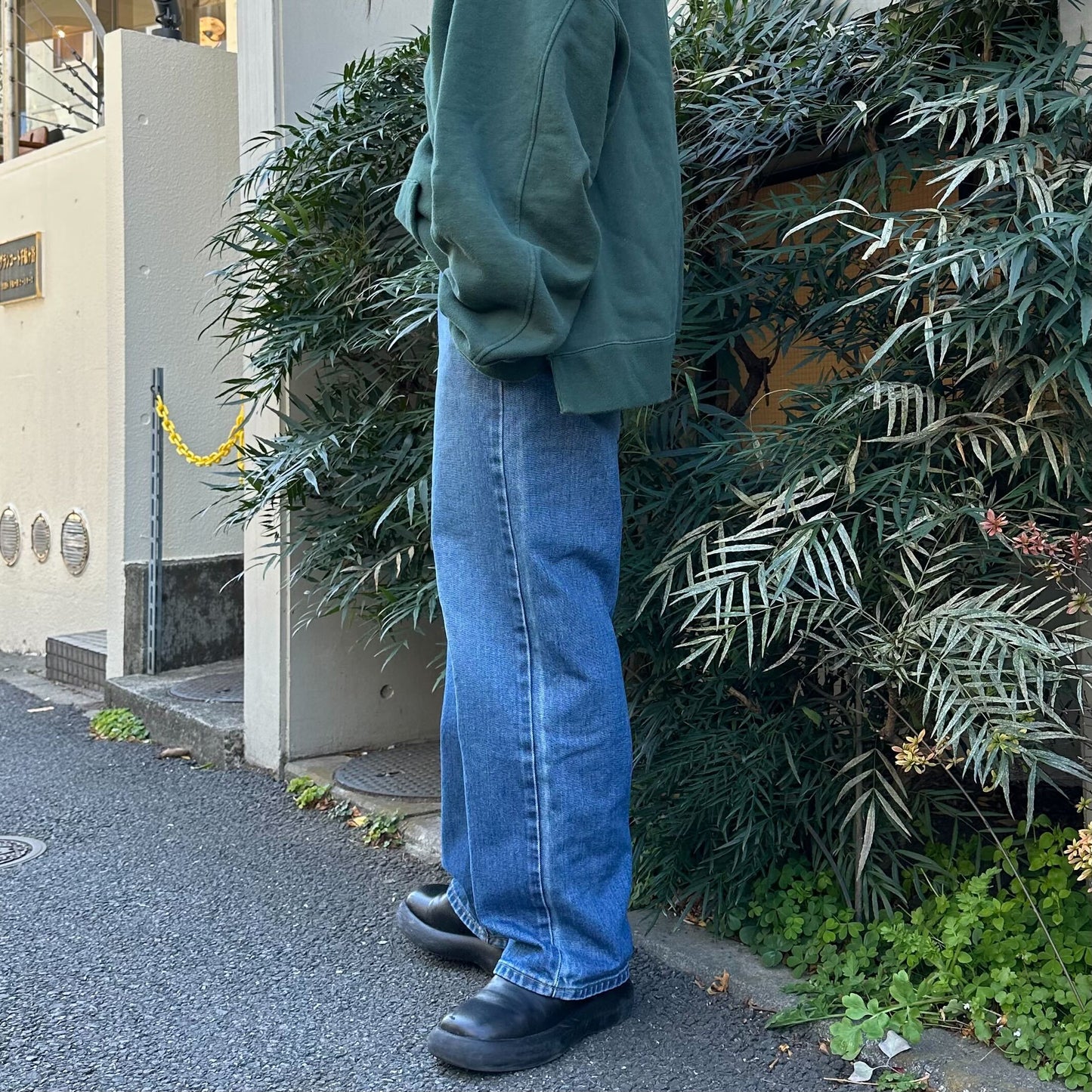 ストレートデニムパンツ 72986 DEEPBLUE