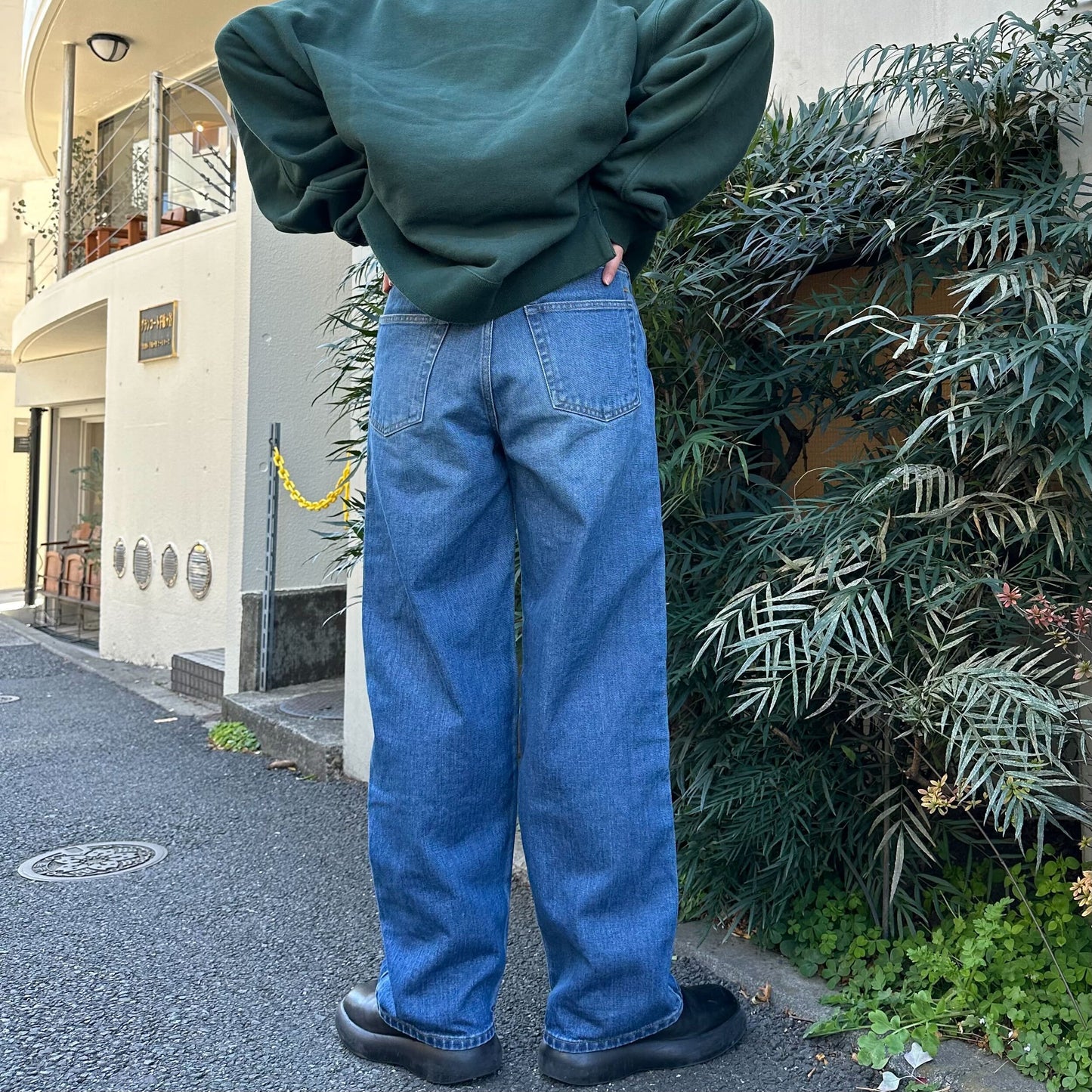 ストレートデニムパンツ 72986 DEEPBLUE