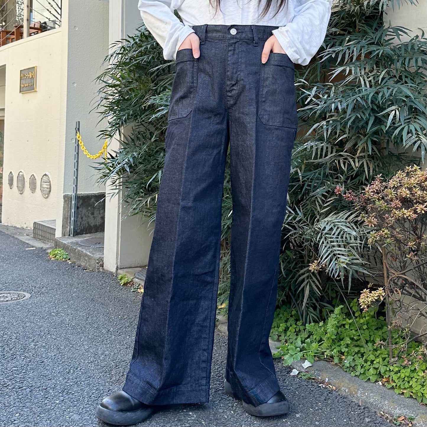 ビックポケットデニムパンツ 72985 DEEPBLUE