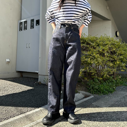 バルーンデニムパンツ 72987 DEEPBLUE