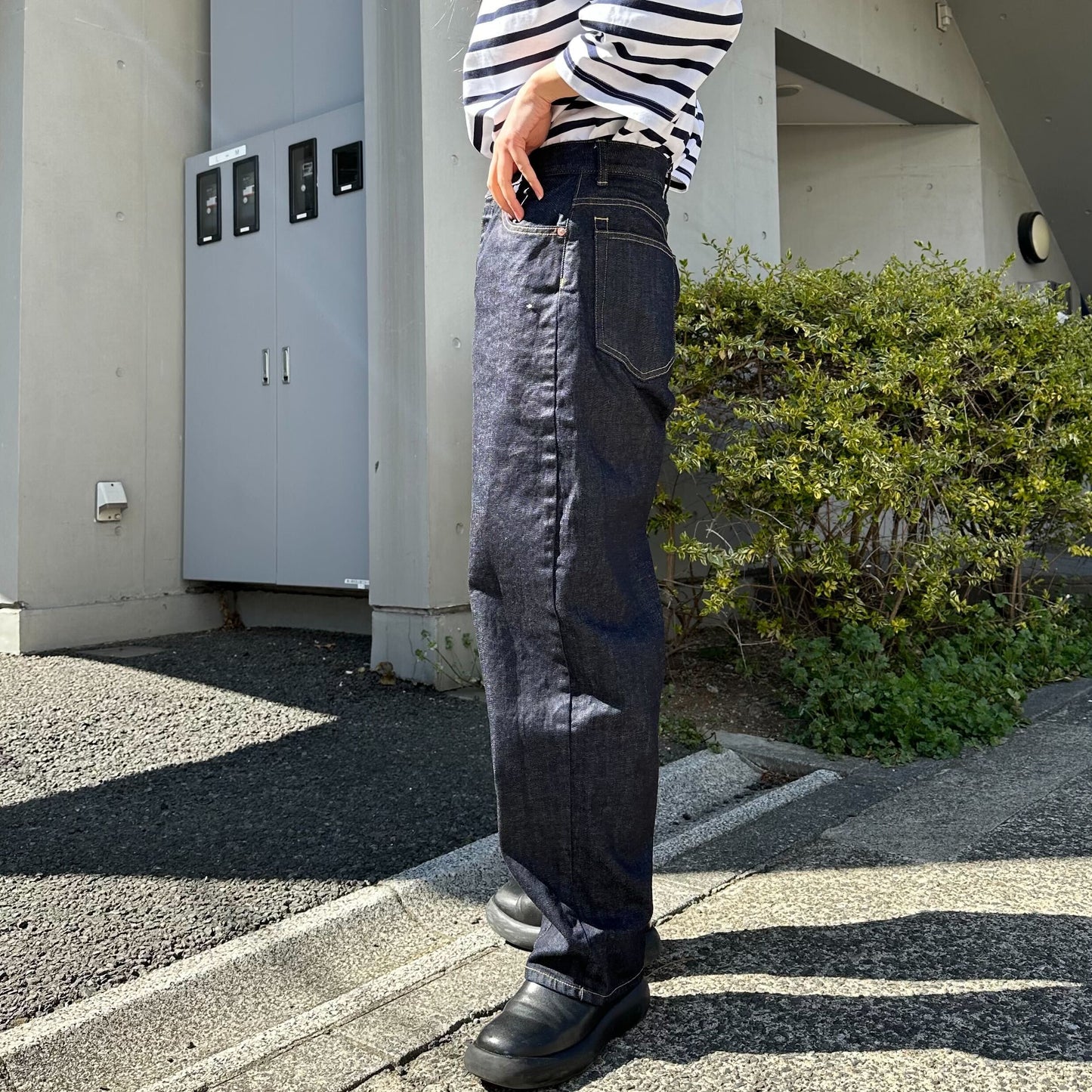 バルーンデニムパンツ 72987 DEEPBLUE
