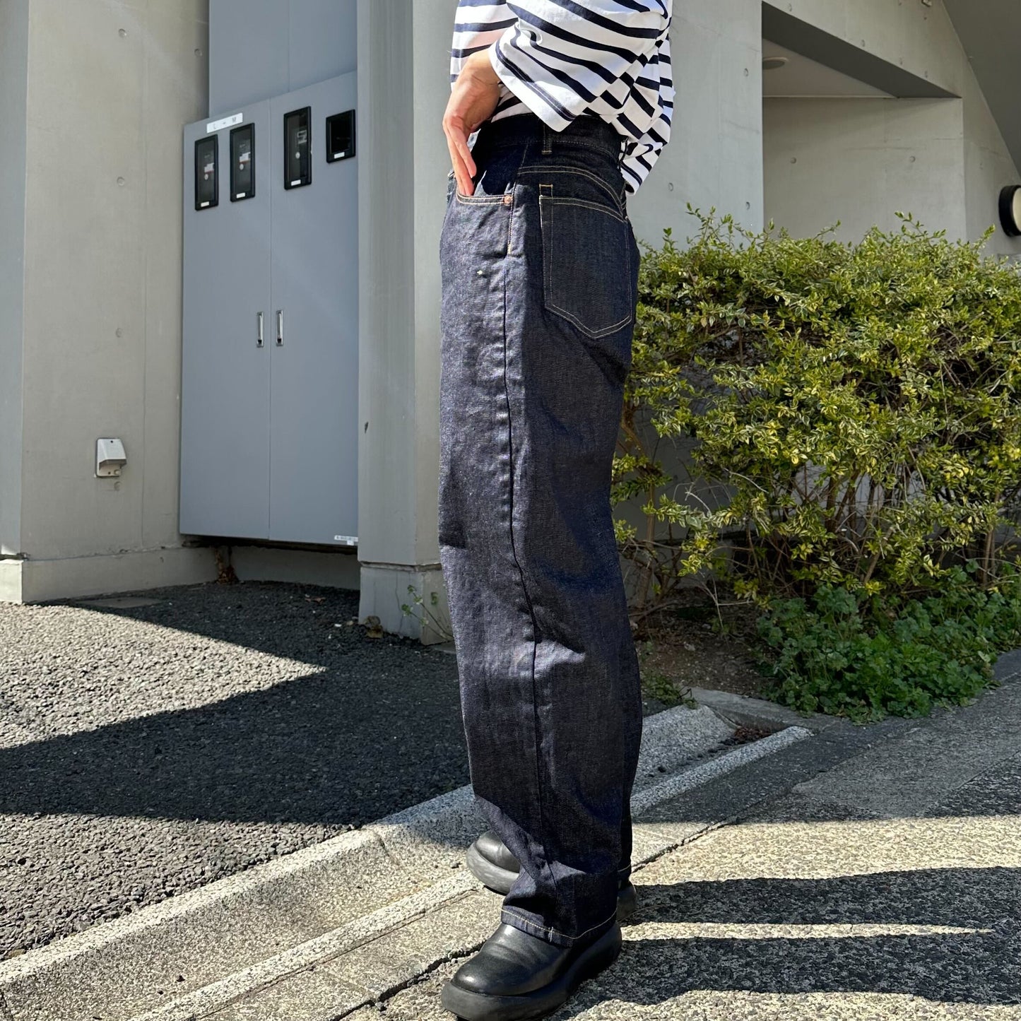 バルーンデニムパンツ 72987 DEEPBLUE