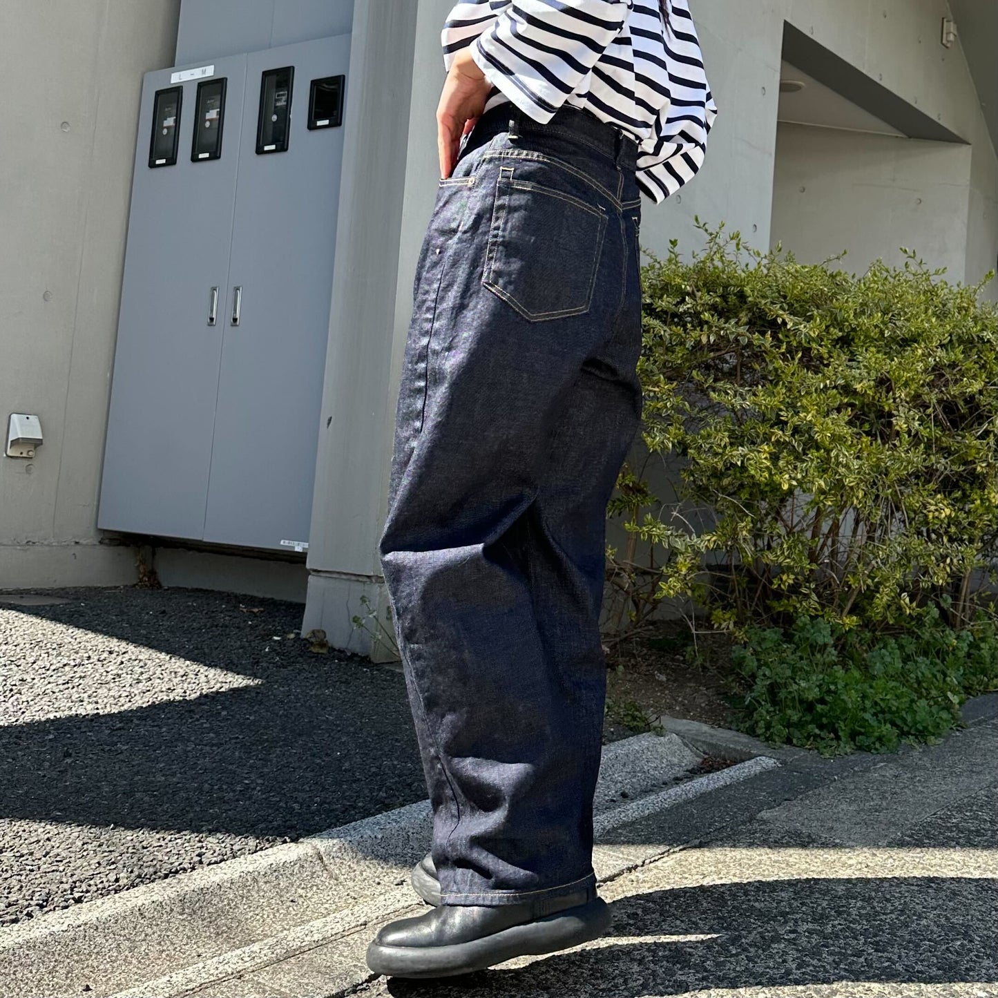 バルーンデニムパンツ 72987 DEEPBLUE