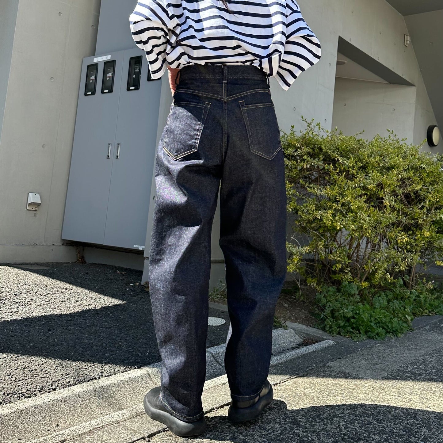 バルーンデニムパンツ 72987 DEEPBLUE