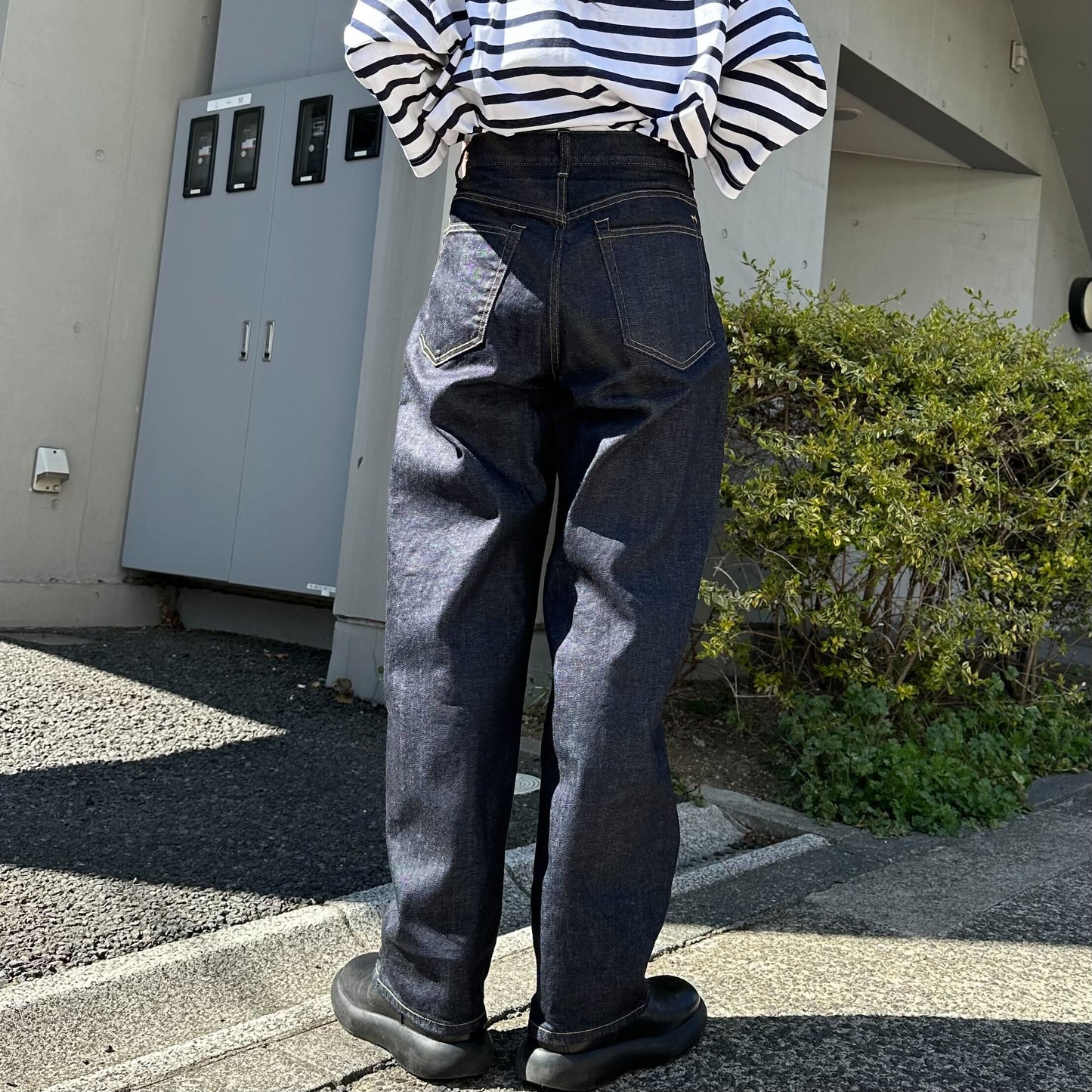 バルーンデニムパンツ 72987 DEEPBLUE