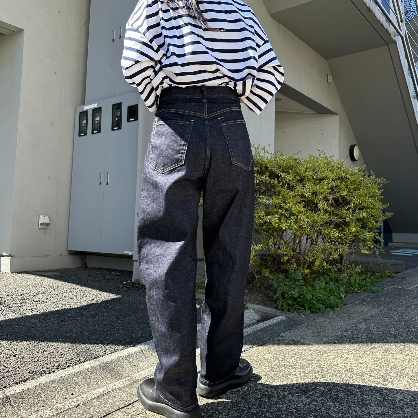 バルーンデニムパンツ 72987 DEEPBLUE