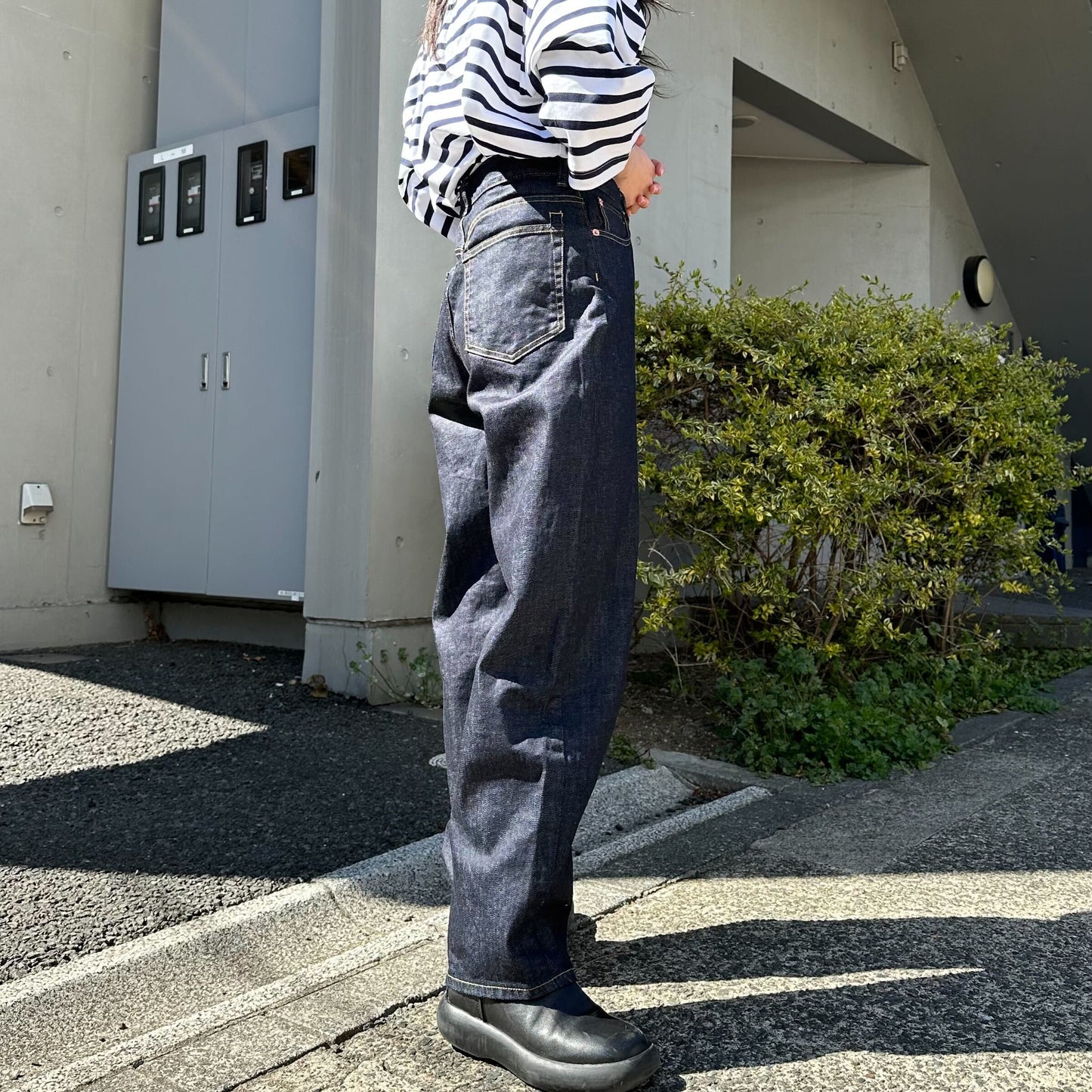バルーンデニムパンツ 72987 DEEPBLUE