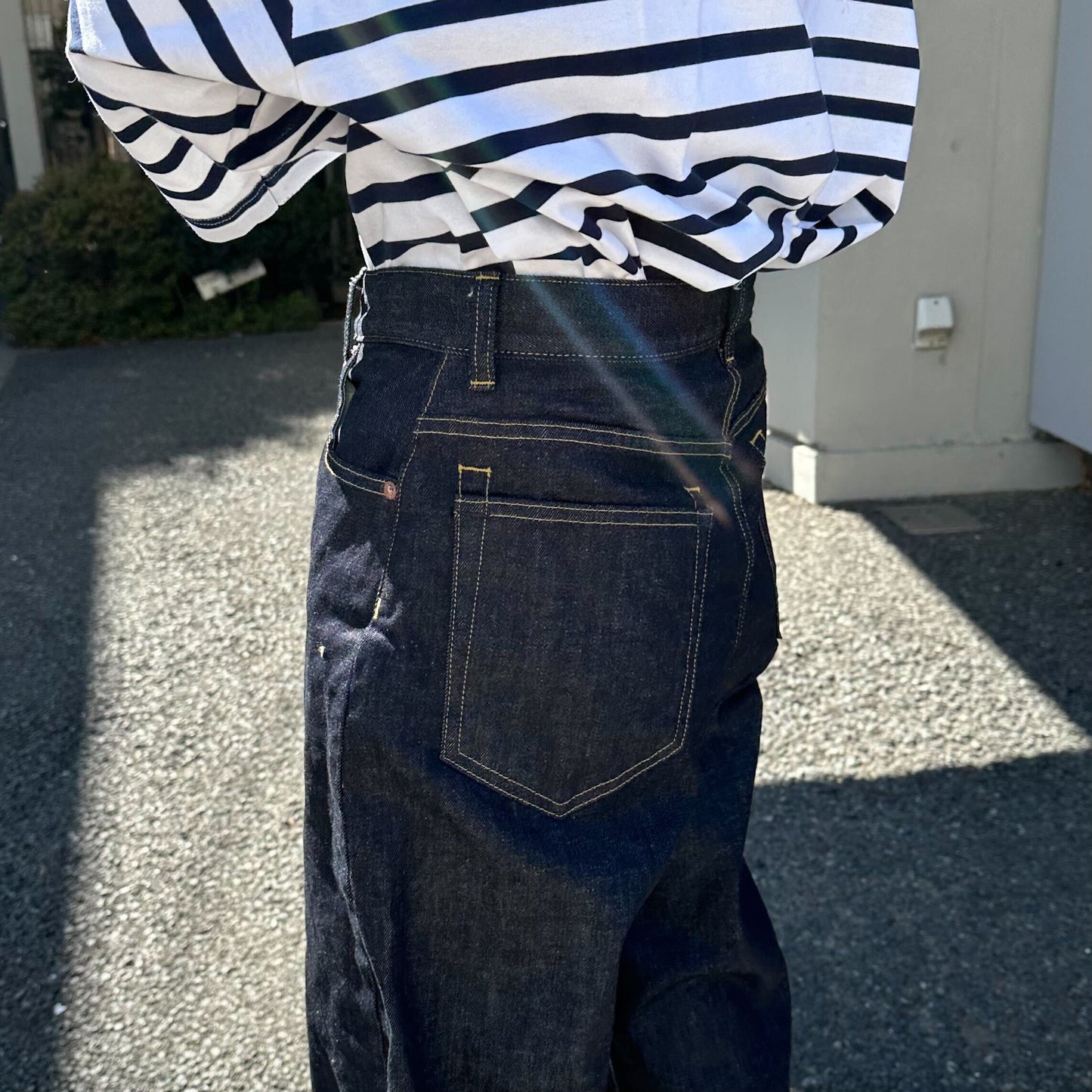 バルーンデニムパンツ 72987 DEEPBLUE