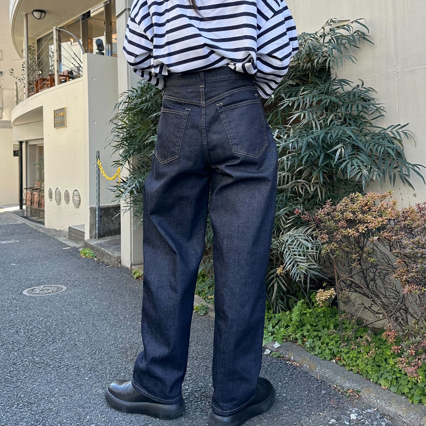 バルーンデニムパンツ 72987 DEEPBLUE