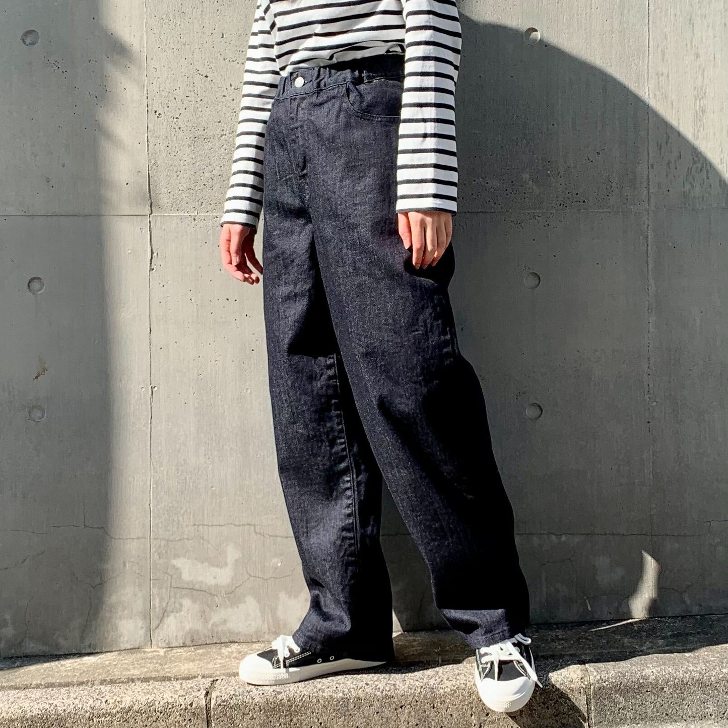 イージーストレートデニム 72968 DEEPBLUE