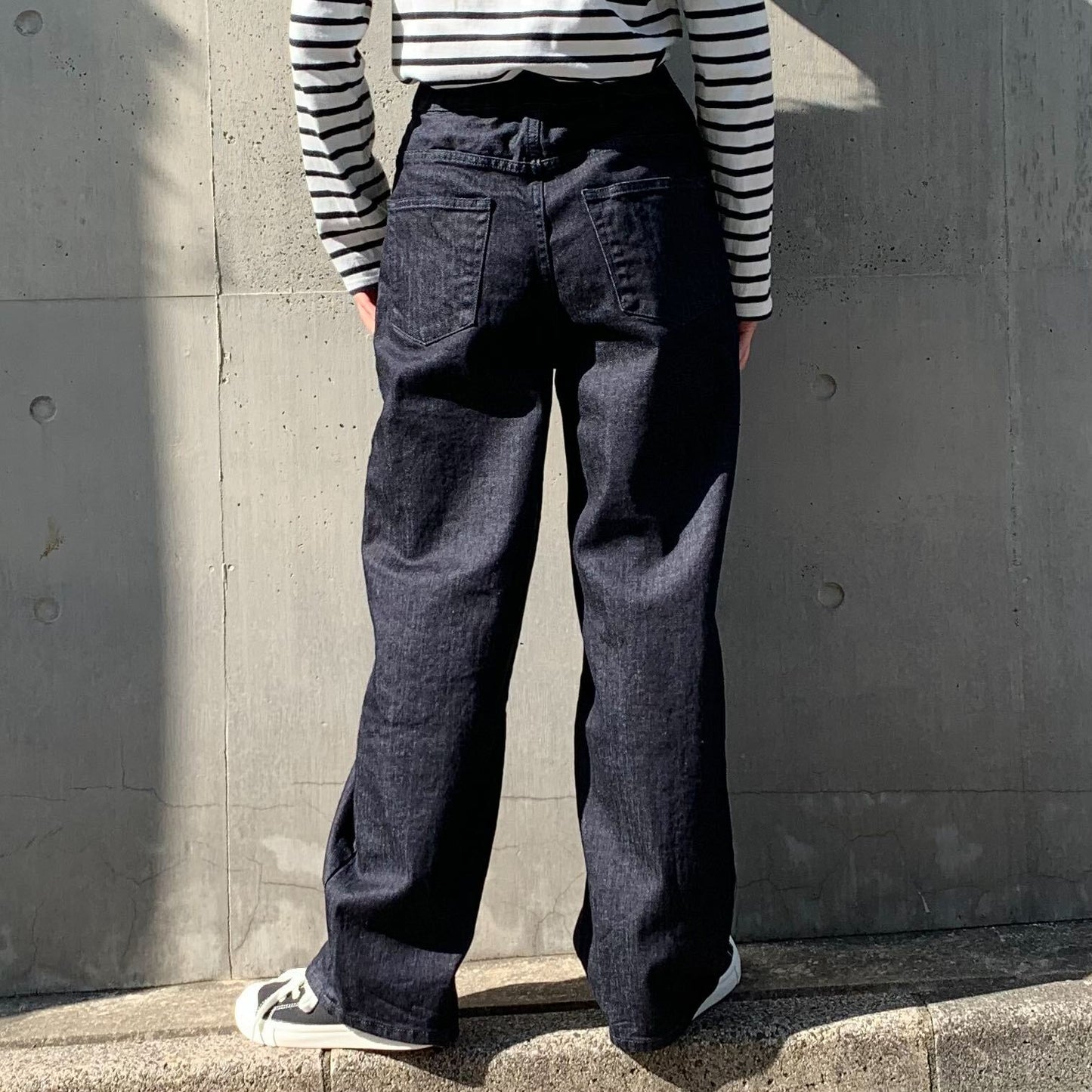 イージーストレートデニム 72968 DEEPBLUE