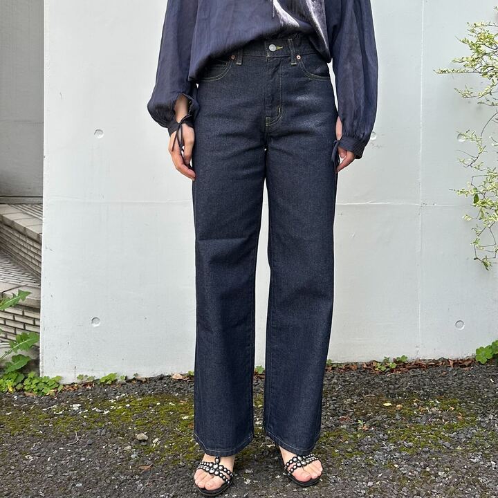 ブーツカットミドルジーンズ 72989 DEEPBLUE