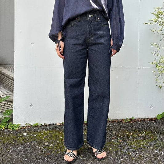 Bootcut Mid-Length Jeans 72989 DEEPBLUE