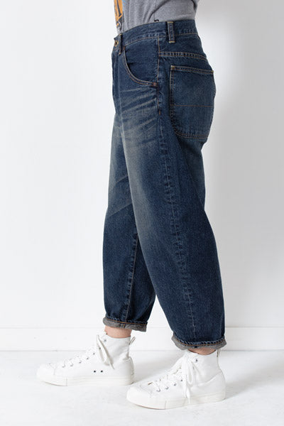 ワイドルーズデニムパンツ 72764 DEEPBLUE