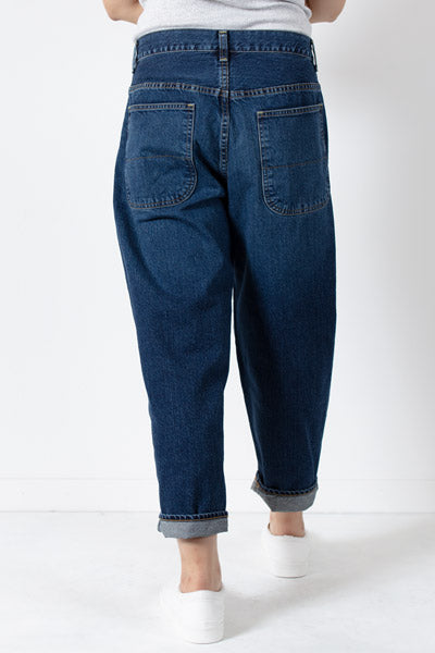 ワイドルーズデニムパンツ 72764 DEEPBLUE