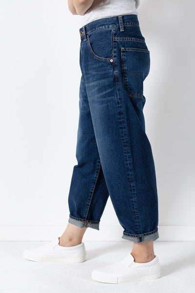 ワイドルーズデニムパンツ 72764 DEEPBLUE
