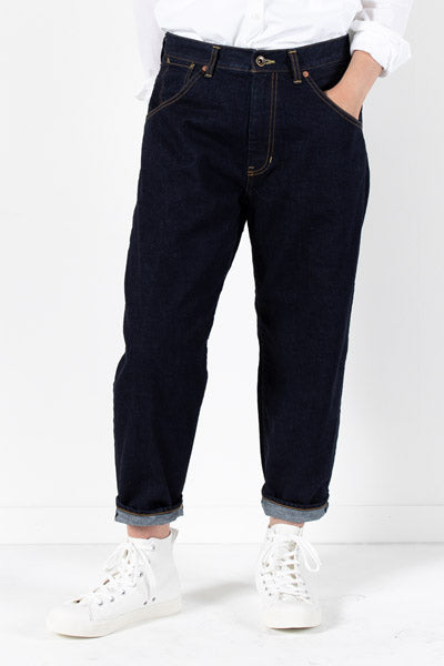 ワイドルーズデニムパンツ 72764 DEEPBLUE