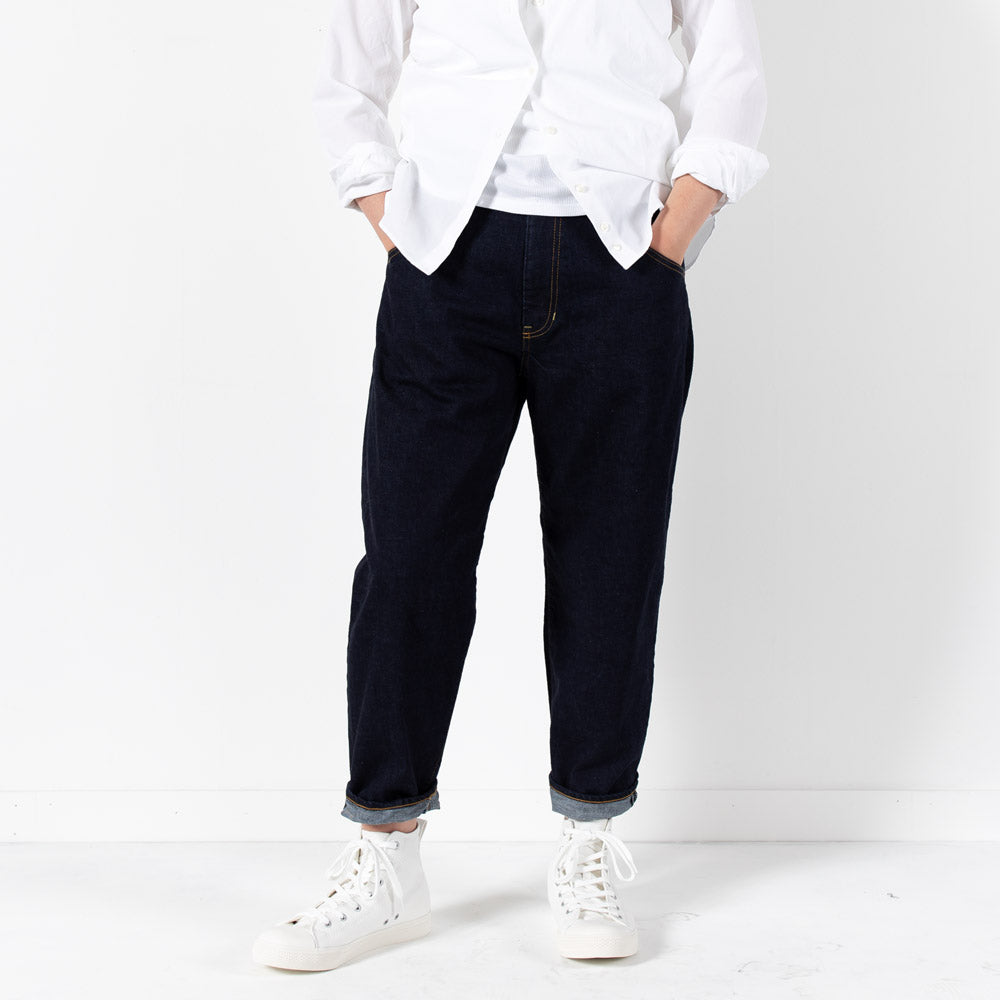 ワイドルーズデニムパンツ 72764 DEEPBLUE