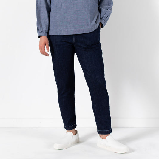 Switch tapered denim pants 72822-2 DEEPBLUE