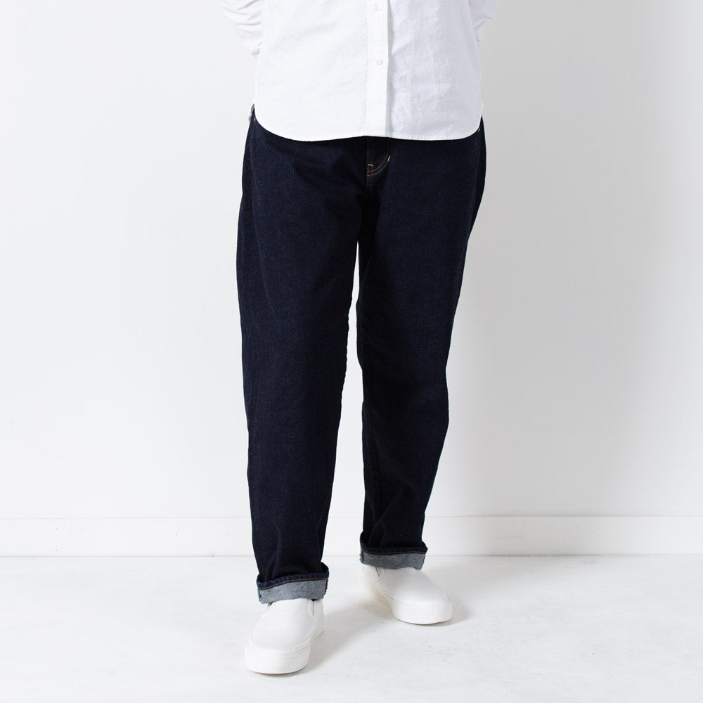 ワイドルーズフルレングスパンツ 72890 DEEPBLUE