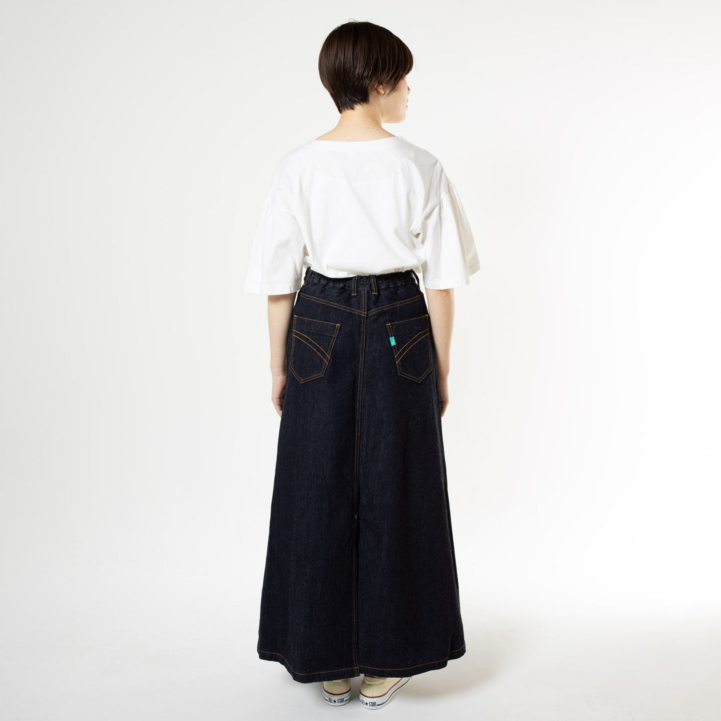 デニムロングスカート DSL0301 DEEPBLUE
