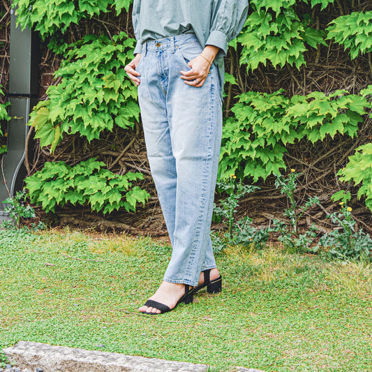 ワイドルーズフルレングスパンツ 72890 DEEPBLUE