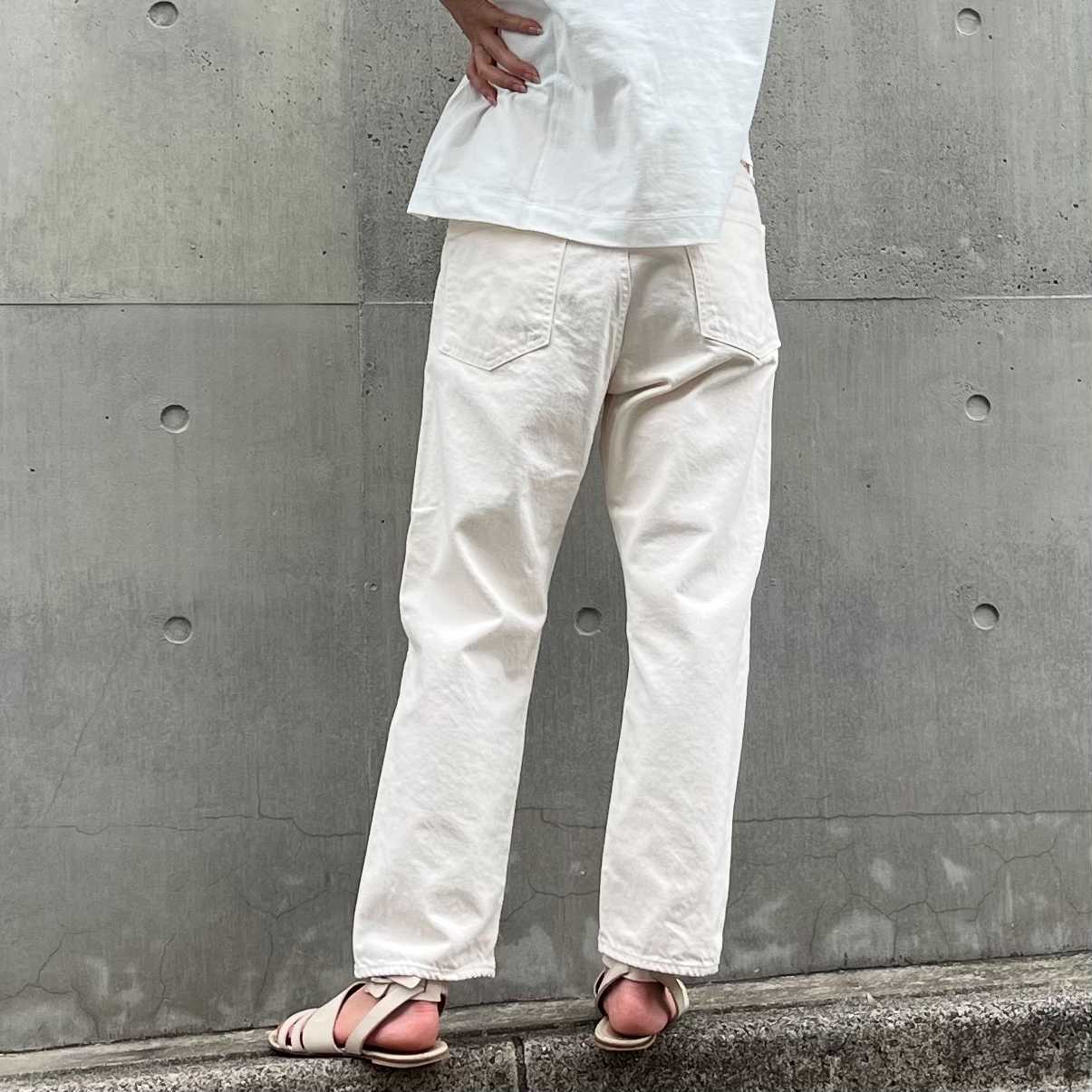 アンクル丈デニムパンツ 72867 DEEPBLUE