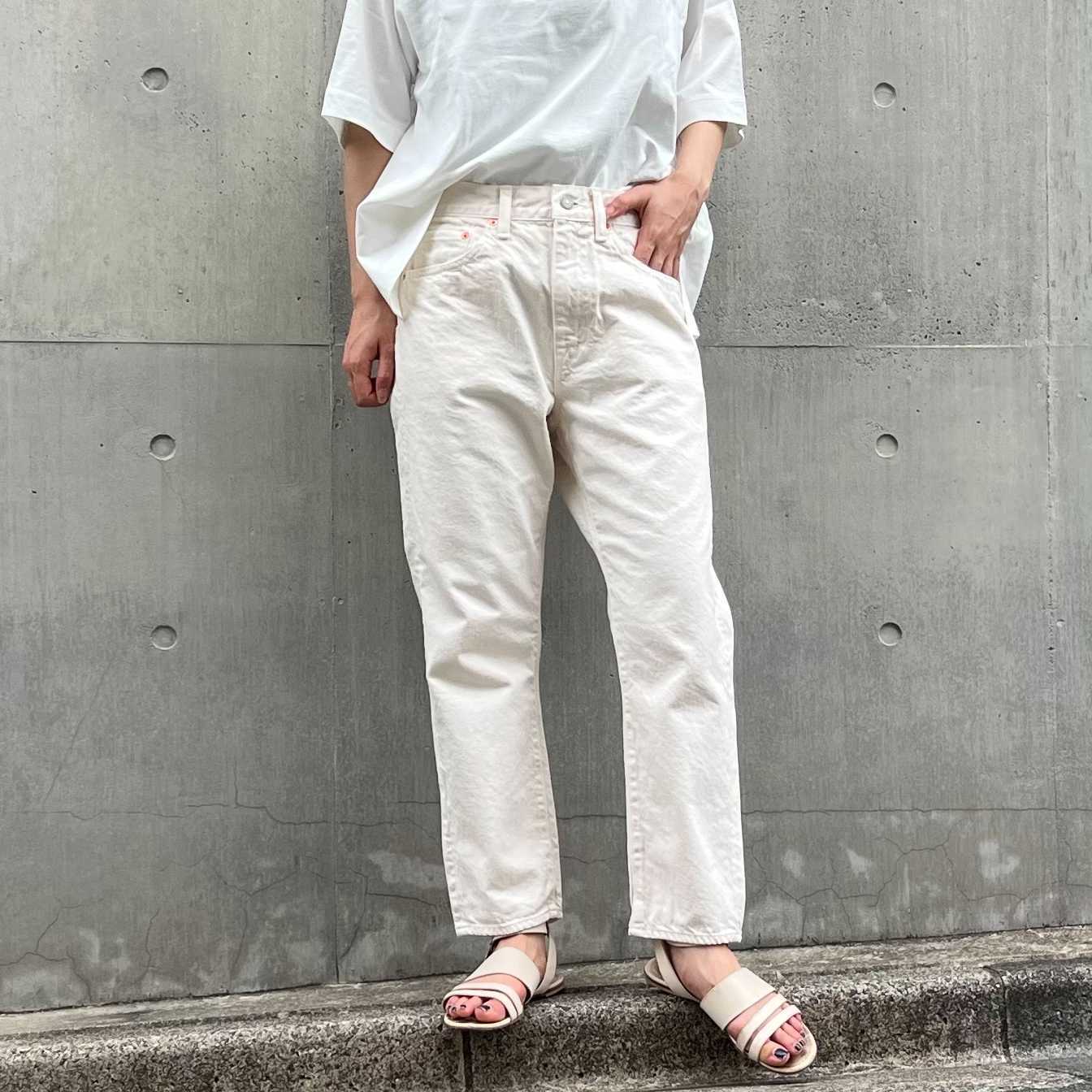 アンクル丈デニムパンツ 72867 DEEPBLUE