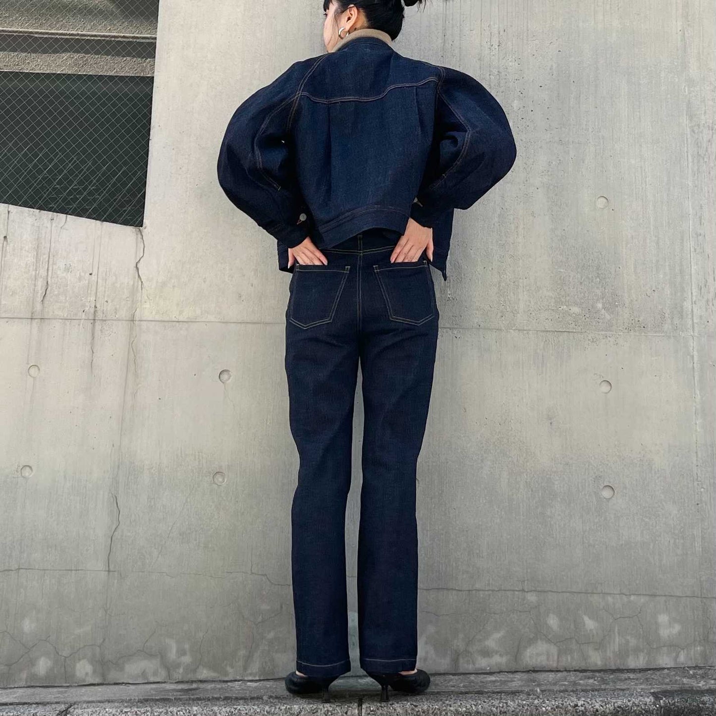 バンドカラージャケット 72956 DEEPBLUE