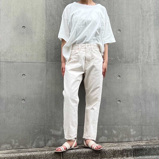 アンクル丈デニムパンツ 72867 DEEPBLUE