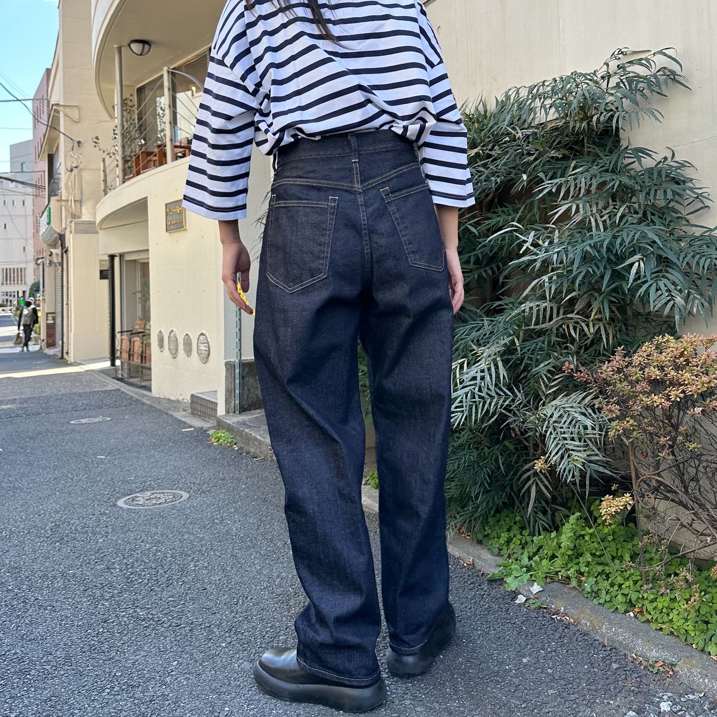 バルーンデニムパンツ  72987 DEEPBLUE